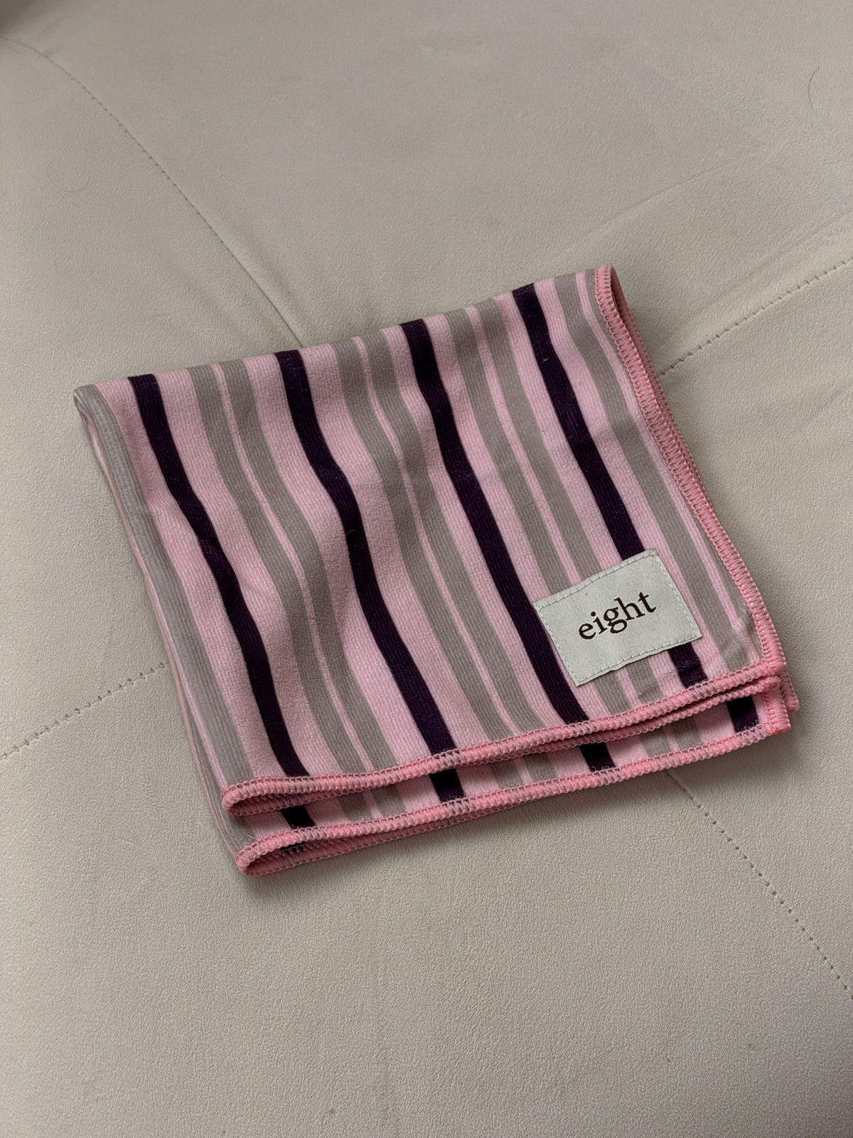 Pink Stripe Sweat Towel